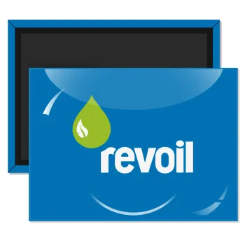 Πρατήριο καυσίμων REVOIL, Ορθογώνιο μαγνητάκι ψυγείου διάστασης 9x6cm