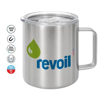 Πρατήριο καυσίμων REVOIL, Mug Stainless steel double wall 300ml