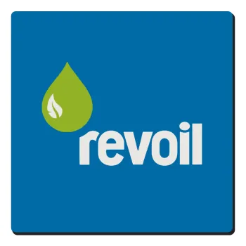 Πρατήριο καυσίμων REVOIL, Τετράγωνο μαγνητάκι ξύλινο 6x6cm