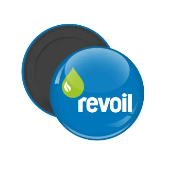 Πρατήριο καυσίμων REVOIL, Μαγνητάκι ψυγείου στρογγυλό διάστασης 5cm