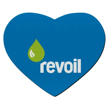 Πρατήριο καυσίμων REVOIL, Mousepad καρδιά 23x20cm