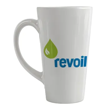 Πρατήριο καυσίμων REVOIL, Κούπα κωνική Latte Μεγάλη, κεραμική, 450ml