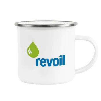 Πρατήριο καυσίμων REVOIL, Κούπα Μεταλλική εμαγιέ λευκη 360ml