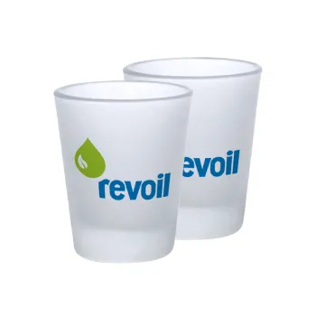 Πρατήριο καυσίμων REVOIL, Σφηνοπότηρα γυάλινα 45ml του πάγου (2 τεμάχια)