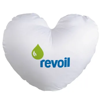 Πρατήριο καυσίμων REVOIL, Μαξιλάρι καναπέ καρδιά 40x40cm περιέχεται το  γέμισμα