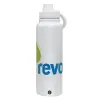 1L Stainless Steel Thermal Bottle with Phone Holder & Double Wall Insulation