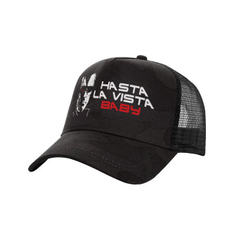 Terminator Hasta La Vista, Καπέλο Structured Trucker, (παραλλαγή) Army σκούρο