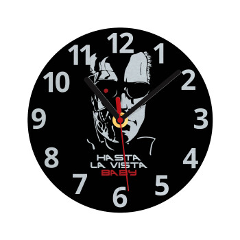 Terminator Hasta La Vista, Ρολόι τοίχου γυάλινο (20cm)