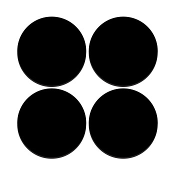 Terminator Hasta La Vista, SET of 4 round wooden coasters (9cm)