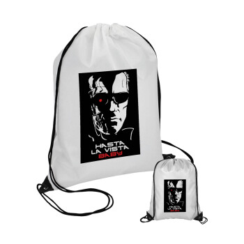 Terminator Hasta La Vista, Τσάντα πουγκί με μαύρα κορδόνια (1 τεμάχιο)