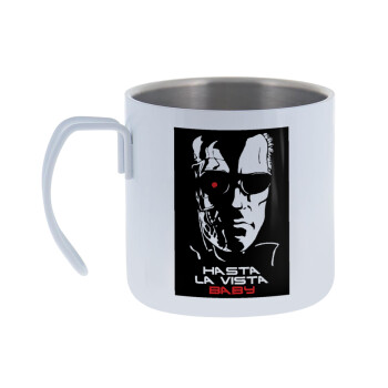 Terminator Hasta La Vista, Mug Stainless steel double wall 400ml