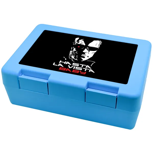 Terminator Hasta La Vista — Παιδικό δοχείο κολατσιού ΓΑΛΑΖΙΟ 185x128x65mm (BPA free πλαστικό)