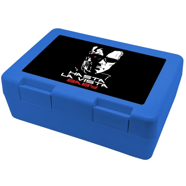 Terminator Hasta La Vista — Παιδικό δοχείο κολατσιού ΜΠΛΕ 185x128x65mm (BPA free πλαστικό)