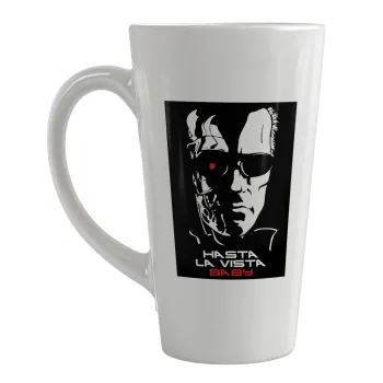 Terminator Hasta La Vista, Κούπα κωνική Latte Μεγάλη, κεραμική, 450ml