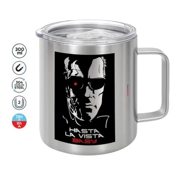 Terminator Hasta La Vista, Mug Stainless steel double wall 300ml