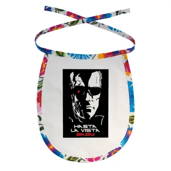 Terminator Hasta La Vista, Σαλιάρα μωρού αλέκιαστη με κορδόνι Χρωματιστή