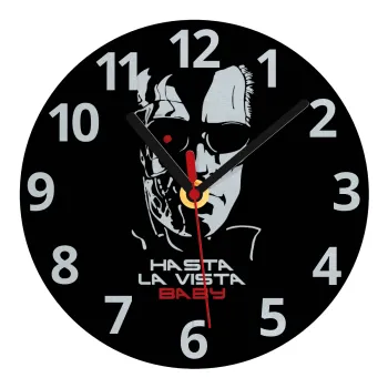 Terminator Hasta La Vista, Ρολόι τοίχου γυάλινο (20cm)