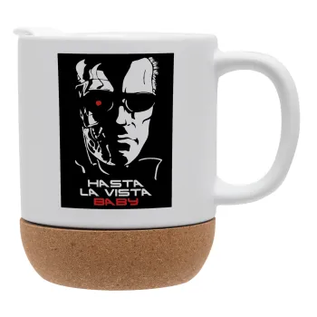 Terminator Hasta La Vista, Κούπα, κεραμική με βάση φελού και καπάκι (ΜΑΤ), 330ml