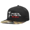 Καπέλο Ενηλίκων Flat Snapback Μαύρο/Παραλλαγή, (100% ΒΑΜΒΑΚΕΡΟ TWILL, ΕΝΗΛΙΚΩΝ, UNISEX, ONE SIZE)