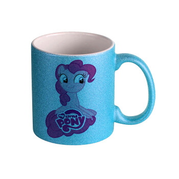 Μικρό μου Πόνυ, Κούπα Σιέλ Glitter που γυαλίζει, κεραμική, 330ml