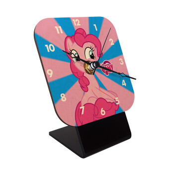 My Little Pony, Quartz Table clock in natural wood (10cm)