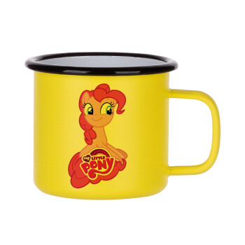 Μικρό μου Πόνυ, Κούπα Μεταλλική εμαγιέ ΜΑΤ Κίτρινη 360ml