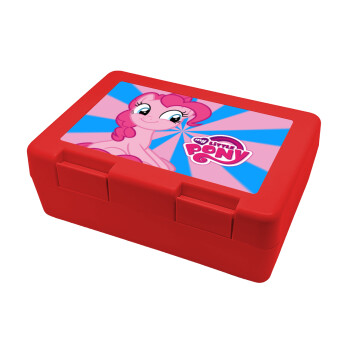 My Little Pony, Children's cookie container RED 185x128x65mm (BPA free plastic)