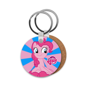 Μικρό μου Πόνυ, Μπρελόκ Ξύλινο στρογγυλό MDF Φ5cm