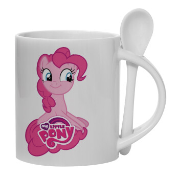 My Little Pony, Ceramic coffee mug with Spoon, 330ml (1pcs)