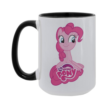 Μικρό μου Πόνυ, Κούπα Mega 15oz, κεραμική Μαύρη, 450ml