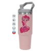 Pink color, 890ml (30oz) stainless Steel Tumbler with Handle