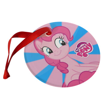 Μικρό μου Πόνυ, Στολίδι Χριστουγεννιάτικο στολίδι γυάλινο 9cm