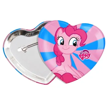 Μικρό μου Πόνυ, Κονκάρδα παραμάνα καρδιά (57x52mm)