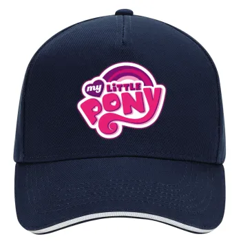 My Little Pony, DRILL Adult Ultimate Hat BLUE/WHITE, (100% COTTON, ADULT, UNISEX, ONE SIZE)