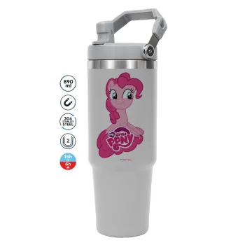 My Little Pony, GREY color, 890ml (30oz) stainless Steel Tumbler with Handle