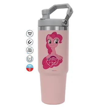 My Little Pony, Pink color, 890ml (30oz) stainless Steel Tumbler with Handle
