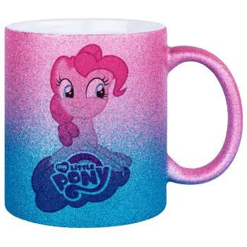 My Little Pony, Κούπα Χρυσή/Μπλε Glitter, κεραμική, 330ml