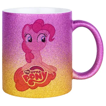 My Little Pony, Κούπα Χρυσή/Ροζ Glitter, κεραμική, 330ml