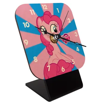 My Little Pony, Quartz Table clock in natural wood (10cm)