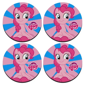 My Little Pony, SET of 4 round wooden coasters (9cm)