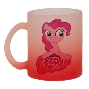 My Little Pony, Κούπα γυάλινη δίχρωμη με βάση το κόκκινο ματ, 330ml