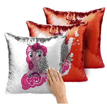 My Little Pony, Μαξιλάρι καναπέ Μαγικό Κόκκινο με πούλιες 40x40cm περιέχεται το γέμισμα