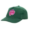 Children's Baseball Cap, 100% Cotton Drill, GREEN (COTTON, CHILDREN'S, ONE SIZE)