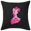 Sofa cushion black 50x50cm includes filling