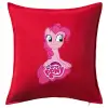 Sofa cushion RED 50x50cm includes filling