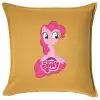 Sofa cushion YELLOW 50x50cm includes filling