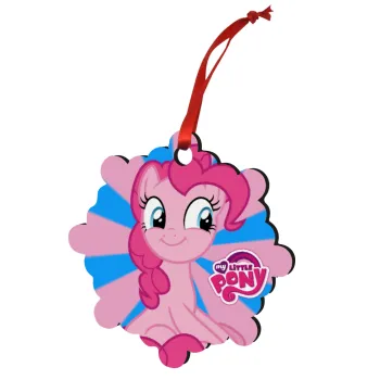 Μικρό μου Πόνυ, Στολίδι Χριστουγεννιάτικο στολίδι snowflake ξύλινο 7.5cm