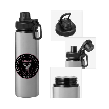 Ίντερ Μαϊάμι (Inter Miami CF), Μεταλλικό παγούρι νερού με καπάκι ασφαλείας, αλουμινίου 850ml