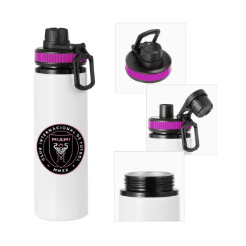 Ίντερ Μαϊάμι (Inter Miami CF), Μεταλλικό παγούρι νερού με καπάκι ασφαλείας, αλουμινίου 850ml
