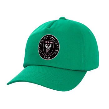 Ίντερ Μαϊάμι (Inter Miami CF), Καπέλο Baseball, 100% Βαμβακερό, Low profile, Πράσινο